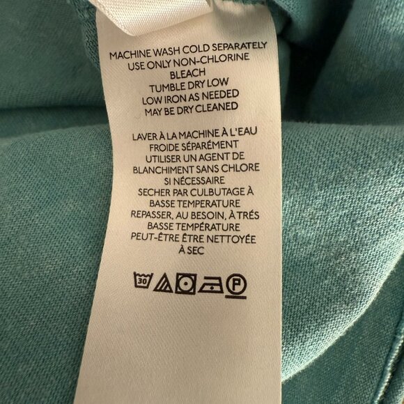 Free People We The Free Ivy Tee in Aqua Combo size M - Picture 10 of 11